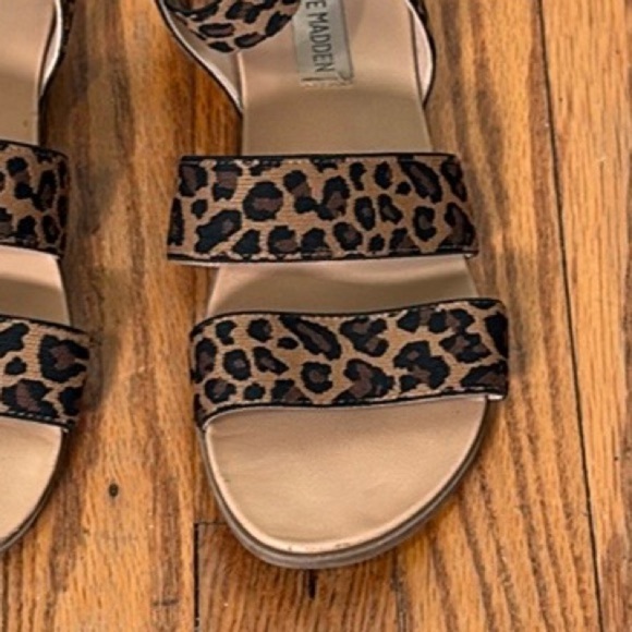 Steve Madden Effie Sandal cheetah Leopard print size 7.5 - Picture 8 of 8
